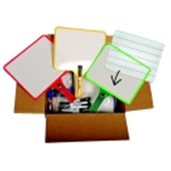 Kleenslate Kleenslate 2-Sided Dry-Erase Paddle; Assorted Colors; Markers; Pack - 24 1482504